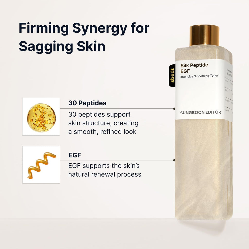 Silk Peptide EGF Toner, Firm-Looking Glow,10.14 Fl.Oz